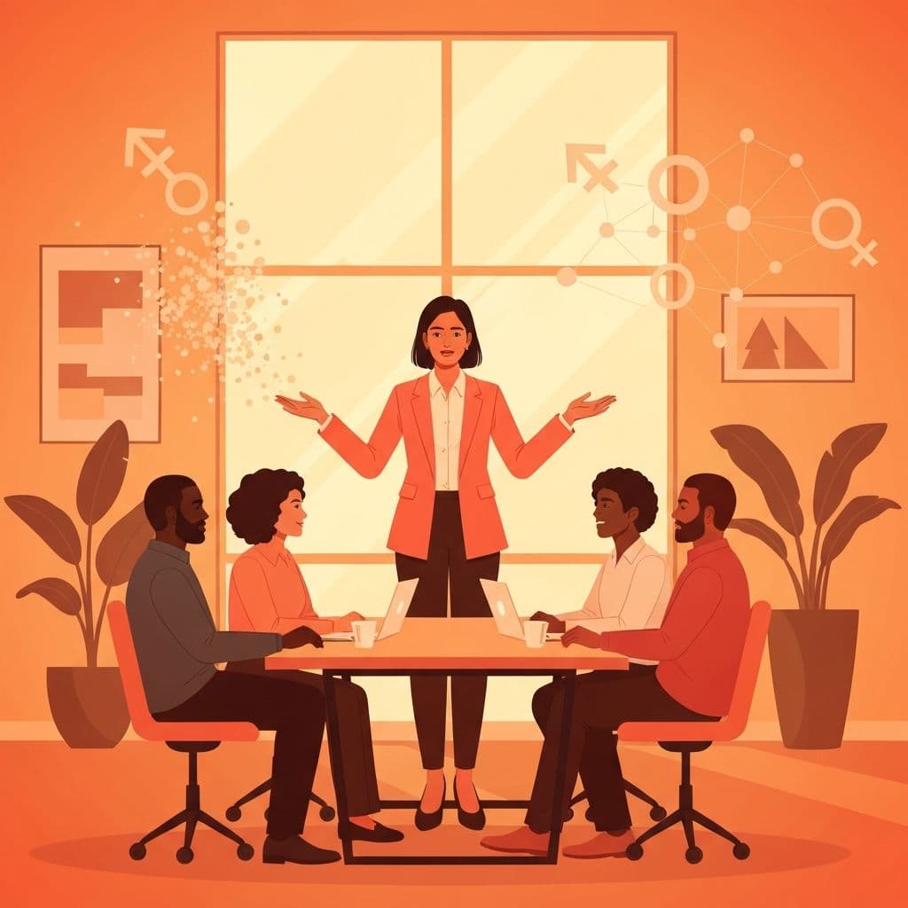 Schluss mit der Gender-Debatte: Warum Female Leadership eigentlich nur gute Führung ist. - Illustration zum Thema Führung