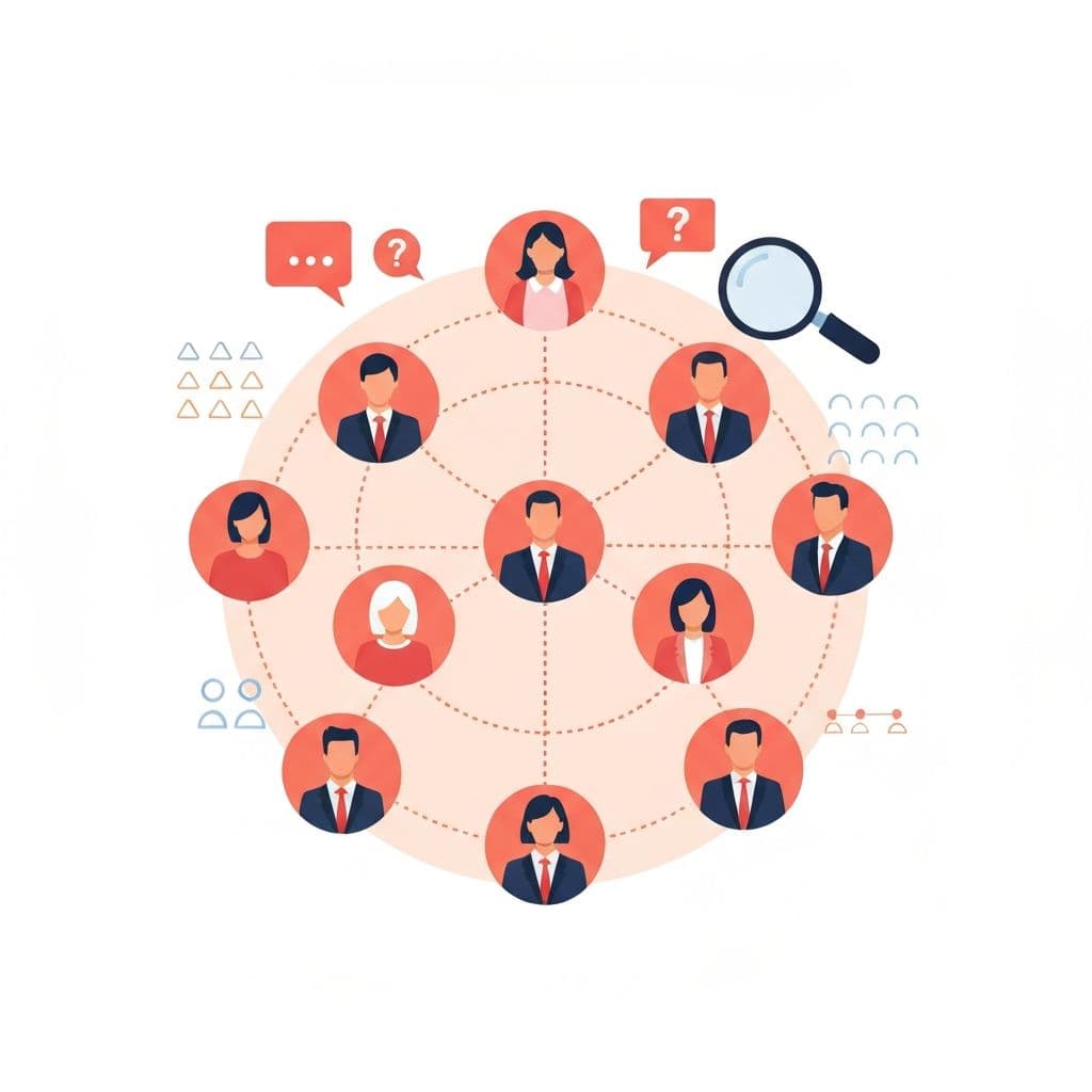Systemische Führung in der modernen Organisation - Illustration zum Thema Führung